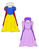 Patron de couture princesse "BLANCHE"